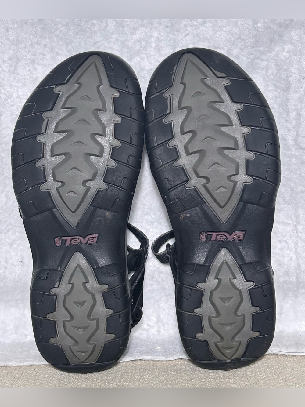 Teva Womens Black Tirra Strap Athletic Sports Hiking Sandals Shoes SZ US 7.5 - Picture 8 of 11